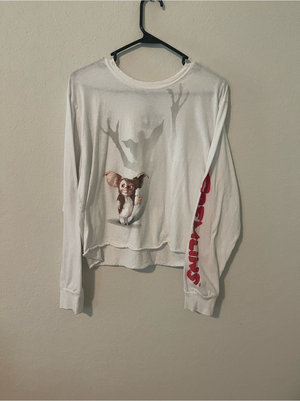 Gremlins Long sleeve crop top
